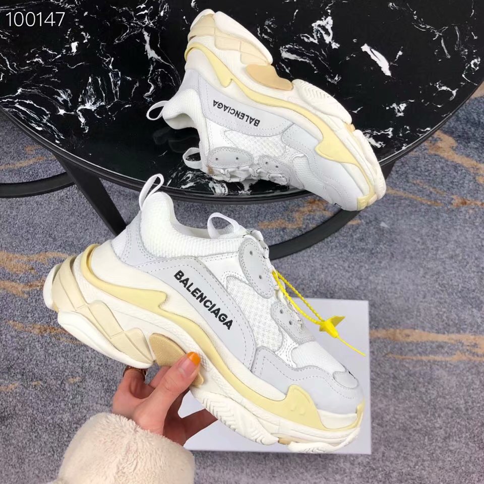 Balenciaga Lovers Casual Shoes BL85H Yellow