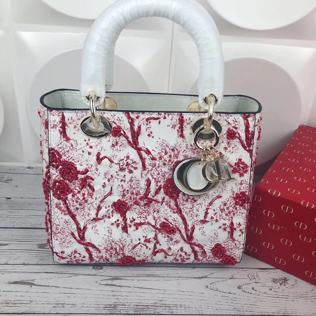 MINI LADY DIOR-TAS TOILE DE JOUY M0505OSNH