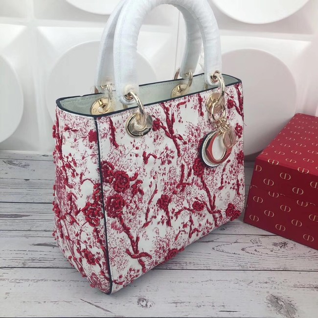 MINI LADY DIOR-TAS TOILE DE JOUY M0505OSNH