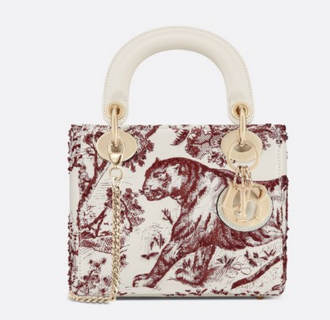 MINI LADY DIOR-TAS TOILE DE JOUY M941