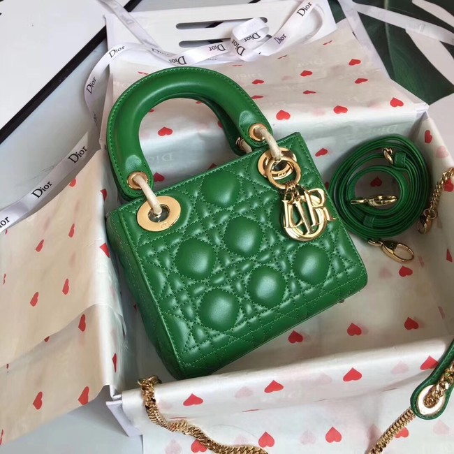 MINI LADY DIOR-TAS VAN LAMSLEER CAL44500 green