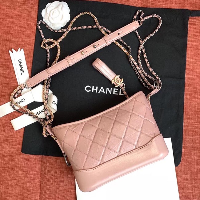 chanel gabrielle small hobo bag A91810 light pink