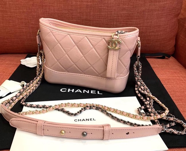 chanel gabrielle small hobo bag A91810 light pink