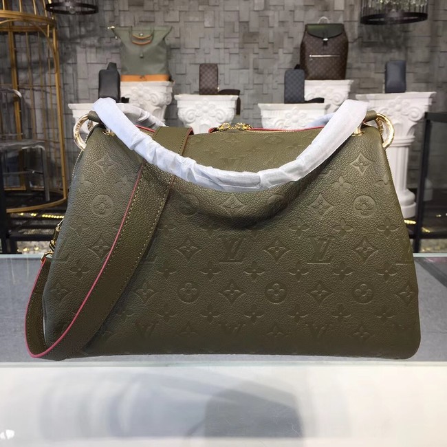 Louis vuitton original mongram empreinte PONTHIEU PM M43721 Khaki