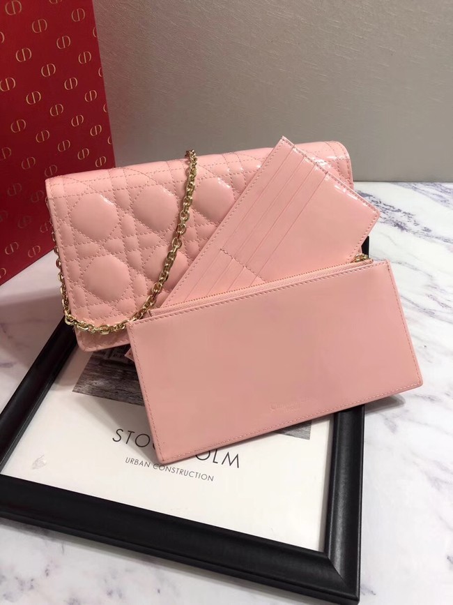 LADY DIOR CALFSKIN WALLET M9001 pink