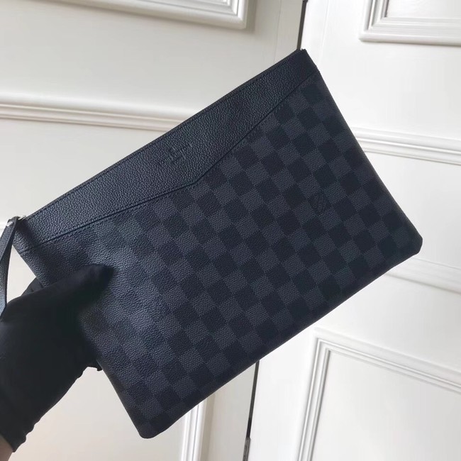 Louis vuitton original Damier Graphite Canvas DAILY POUCH M62048