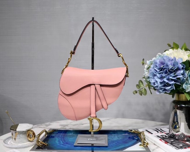 Dior SADDLE-TAS VAN KALFSLEER M0446C pink