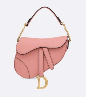 Dior SADDLE-TAS VAN KALFSLEER M0446C pink