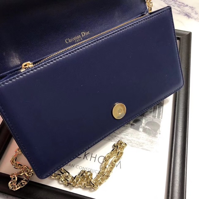 LADY DIOR-CLUTCH VAN LAMSLEER S0204 dark blue