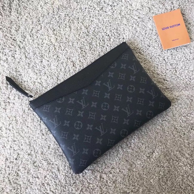 Louis vuitton original Monogram Eclipse Canvas DAILY POUCH M62048