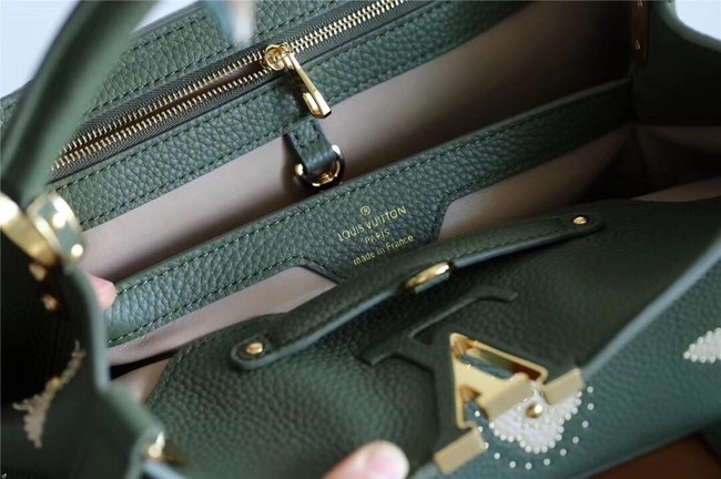 Louis vuitton CAPUCINES BB M48865 green