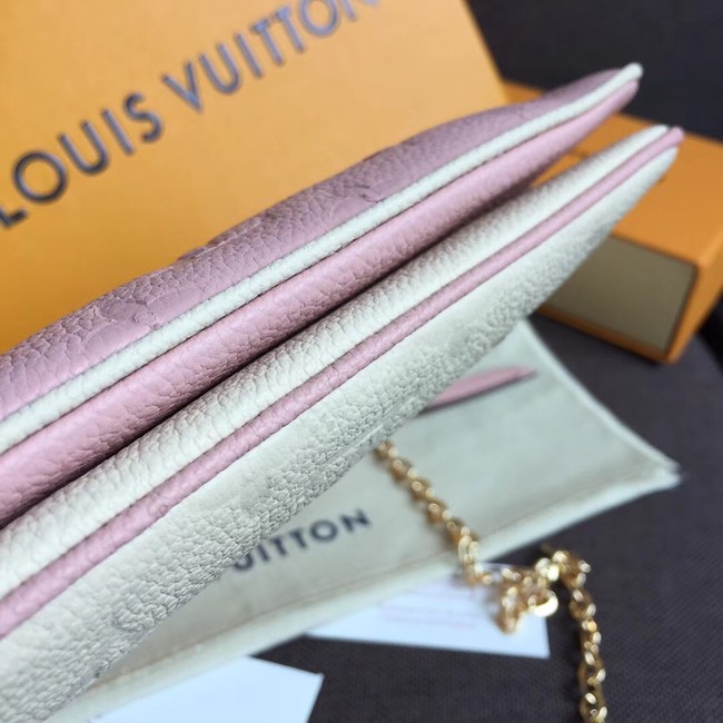 Louis Vuitton POCHETTE DOUBLE ZIP M63919 white