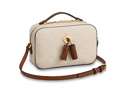 Louis vuitton original mongram empreinte SAINTONGE M44593 Creme Caramel