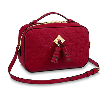 Louis vuitton original mongram empreinte SAINTONGE M44593 Scarlet