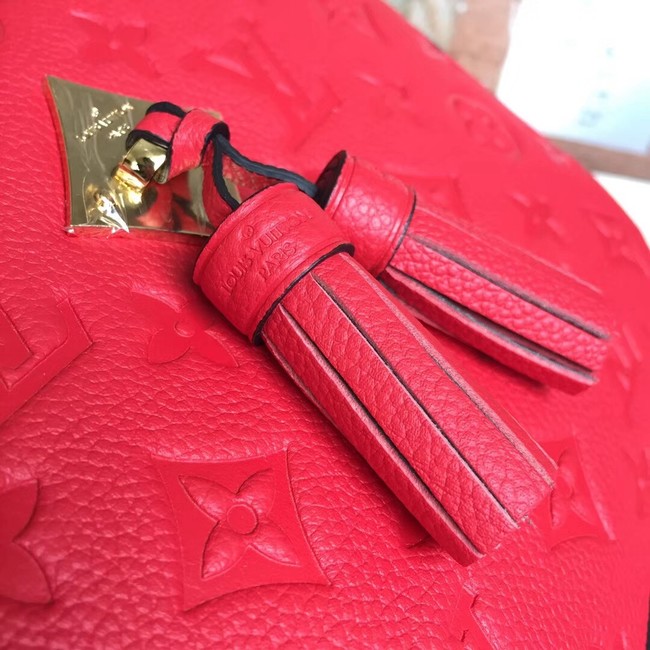 Louis vuitton original mongram empreinte SAINTONGE M44593 Scarlet