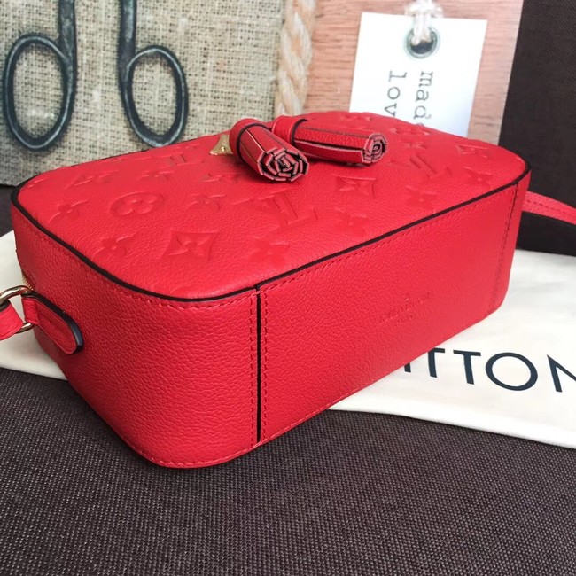 Louis vuitton original mongram empreinte SAINTONGE M44593 Scarlet