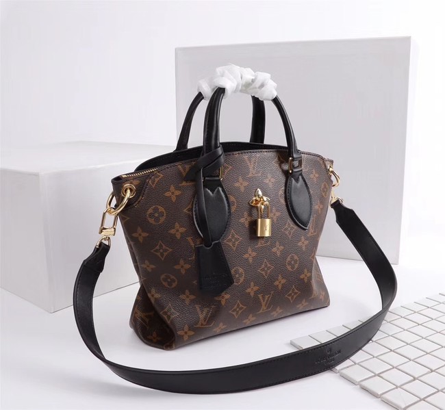 Louis Vuitton Monogram Canvas FLOWER ZIPPED TOTE BB M44350 black