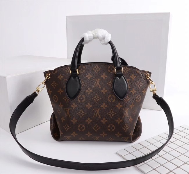 Louis Vuitton Monogram Canvas FLOWER ZIPPED TOTE BB M44350 black