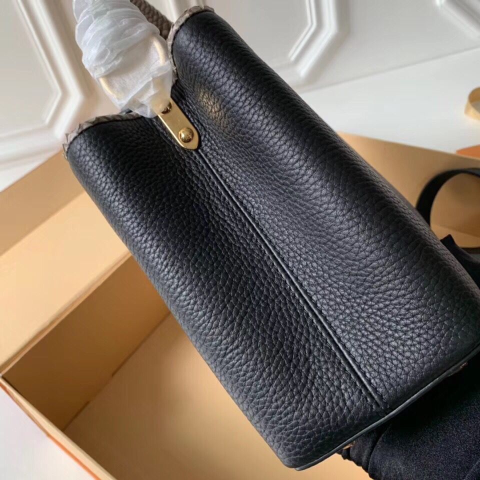 Louis Vuitton Original CAPUCINES PM M94586 Black