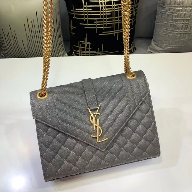 SAINT LAURENT Medium satchel 487206 grey