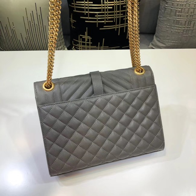 SAINT LAURENT Medium satchel 487206 grey