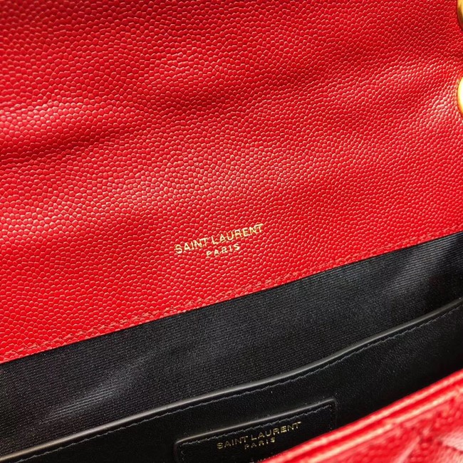 SAINT LAURENT Medium satchel 487206 red