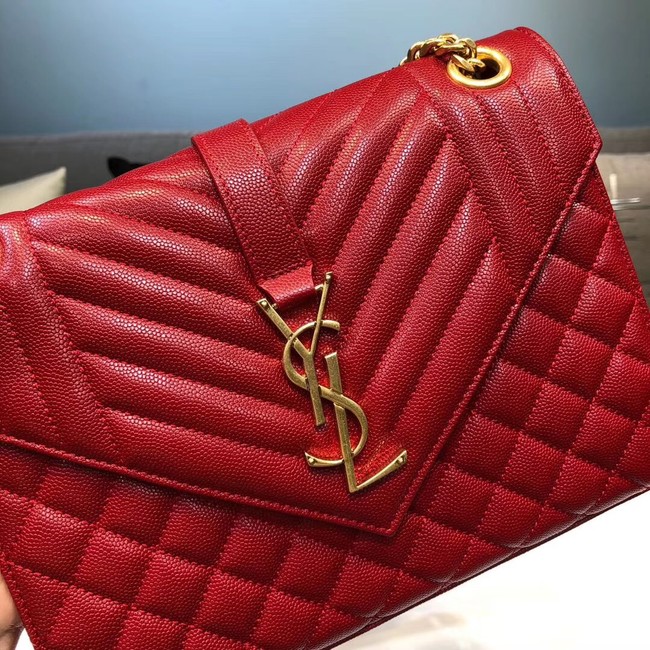 SAINT LAURENT Medium satchel 487206 red