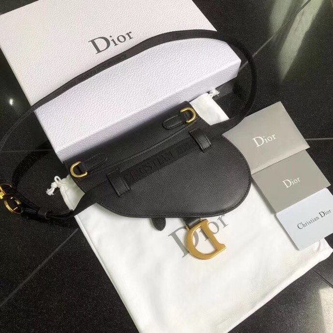 Dior SADDLE-CLUTCH VAN KALFSLEER S5632C black