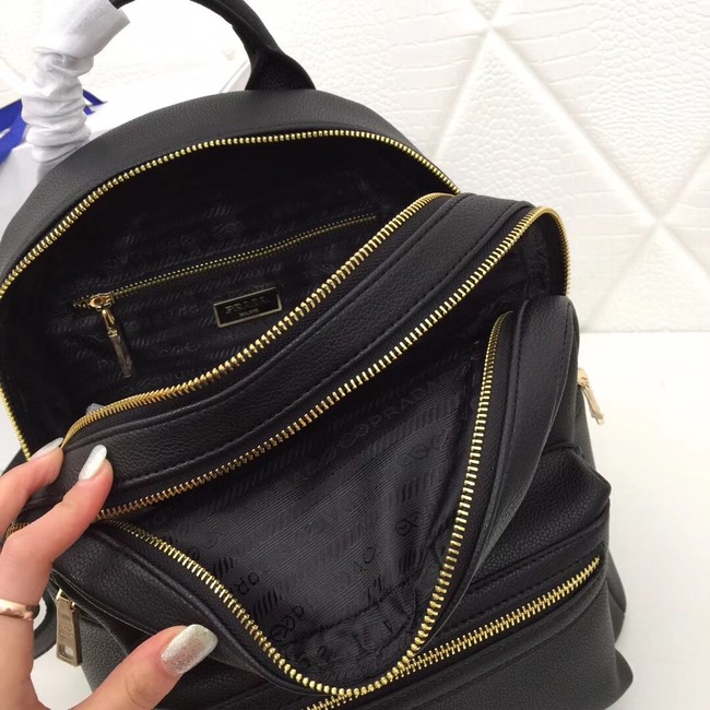 Prada Calf leather backpack 2819 black