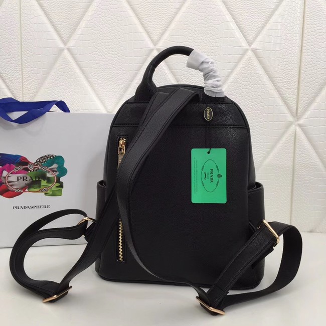 Prada Calf leather backpack 2819 black