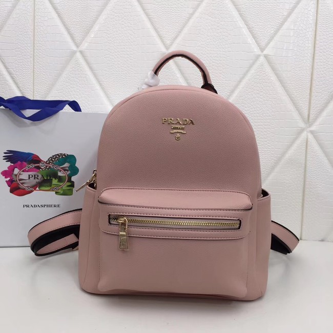 Prada Calf leather backpack 2819 pink