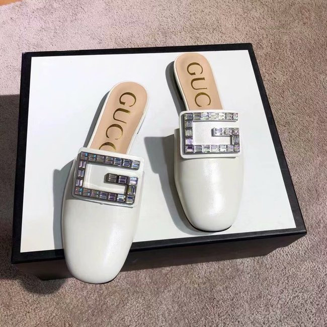 Gucci slide with crystal G GG1472BL-1