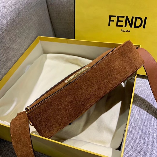 FENDI BAGUETTE Shoulder Bag 83013 brown