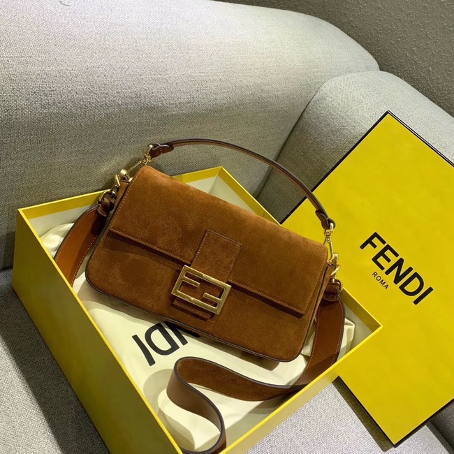 FENDI BAGUETTE Shoulder Bag 83013 brown