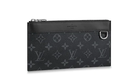 Louis Vuitton Monogram Eclipse DISCOVERY POCHETTE M44323