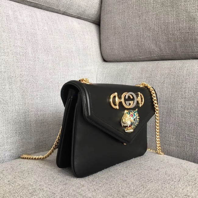 Gucci Rajah small shoulder bag 537243 black