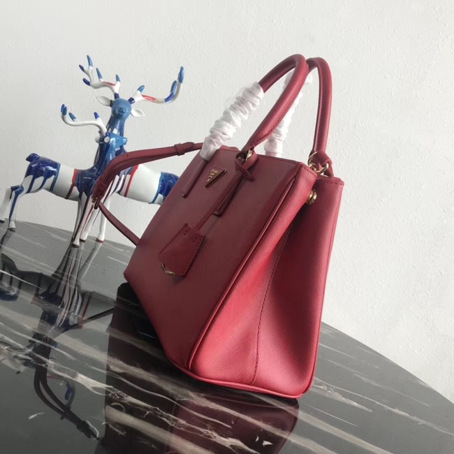 Prada Saffiano original Leather Tote Bag 1BA1801 red