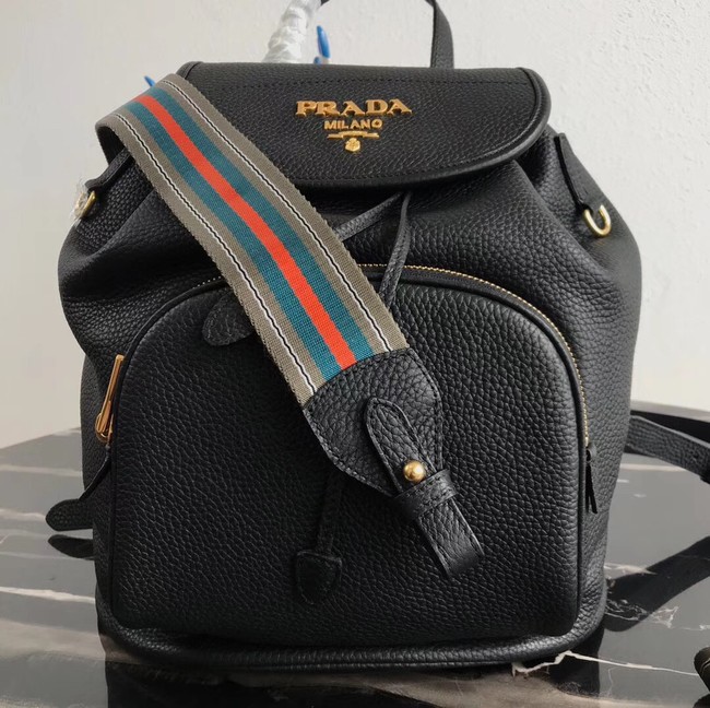 Prada original Leather backpack 1BZ035 black