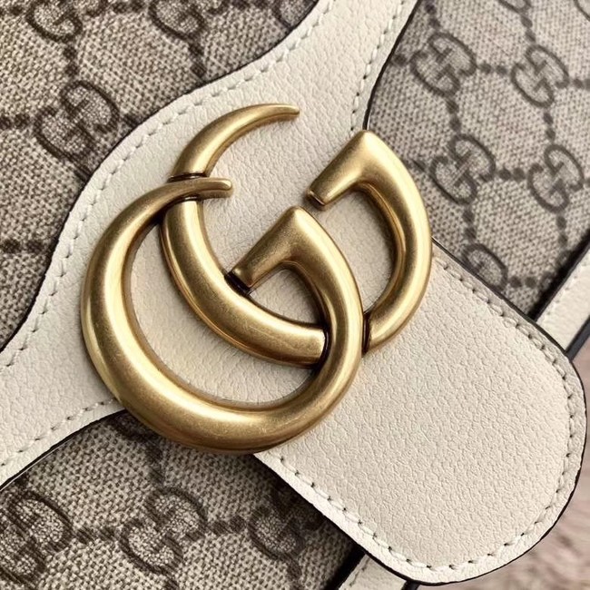 Gucci Ophidia GG Supreme small shoulder bag 443497 white