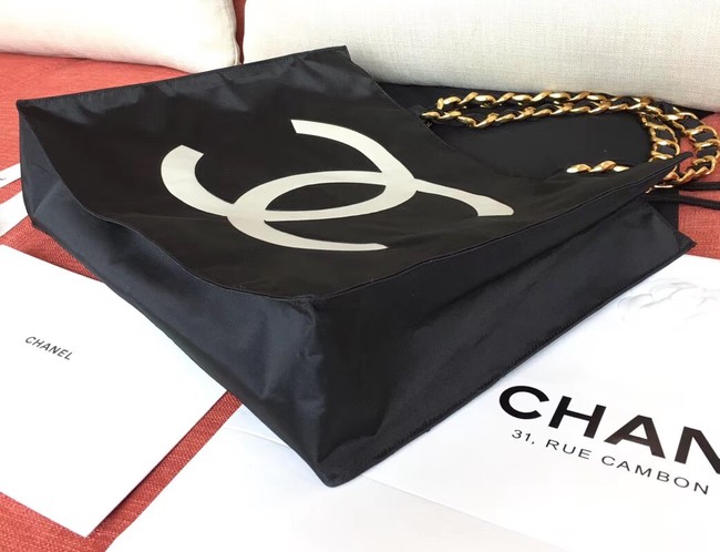 Chanel gold -Tone Metal Shoulder Bag 94118 black