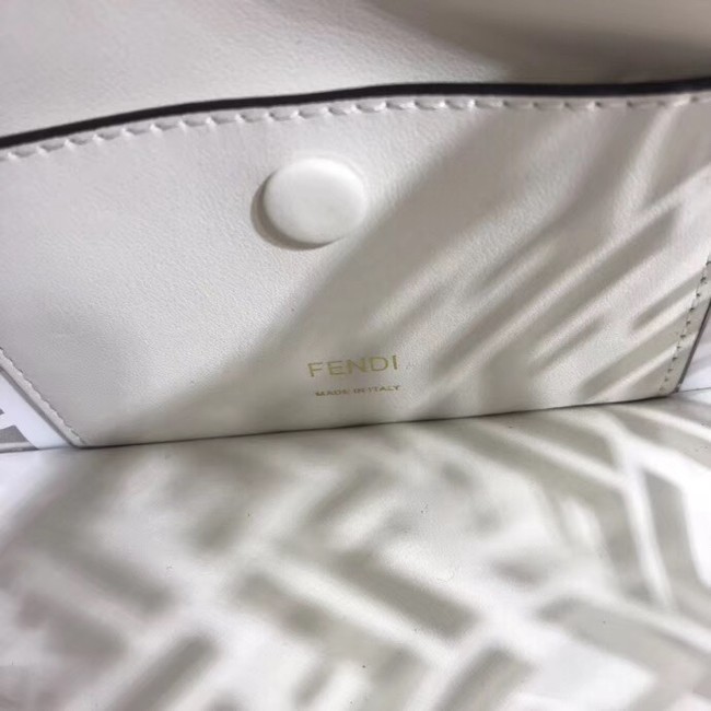 Fendi KAN I F SMALLPU tote bag 8BT286A7T white