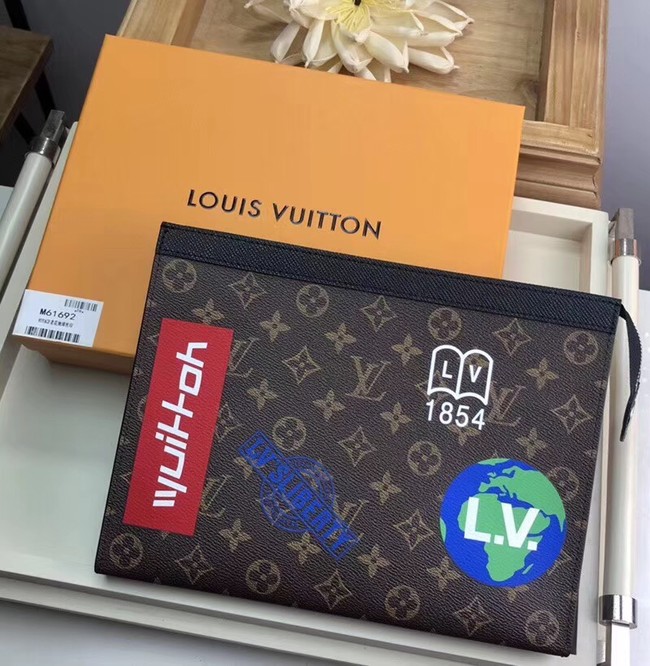 Louis vuitton original POCHETTE VOYAGE M61692 black