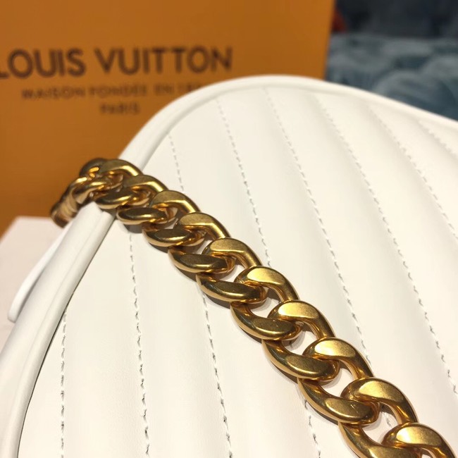 Louis Vuitton Original Leather NEW WAVE Camera Bag M53682 White