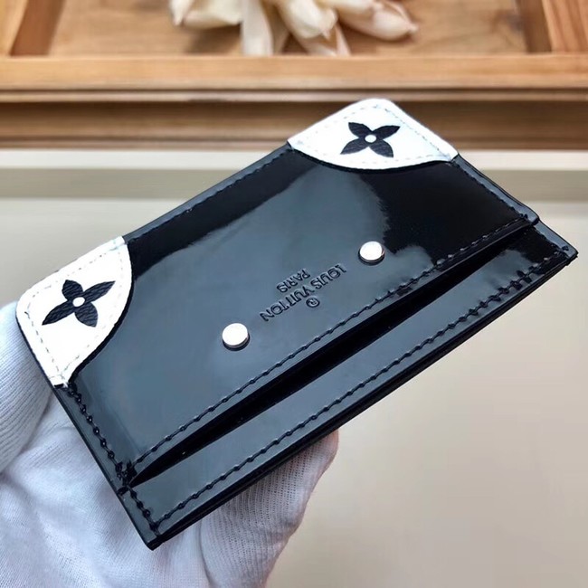 Louis vuitton card holder M67639 black