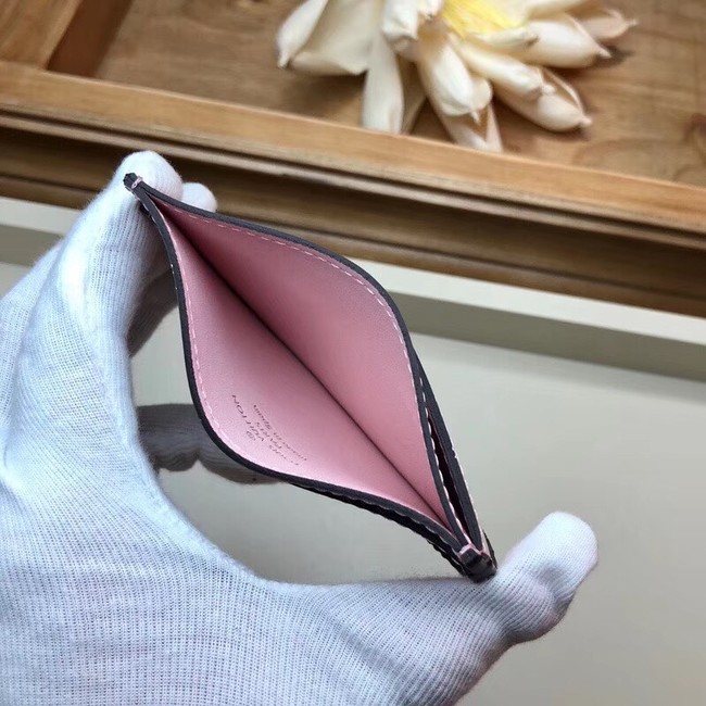 Louis vuitton card holder M67639 pink