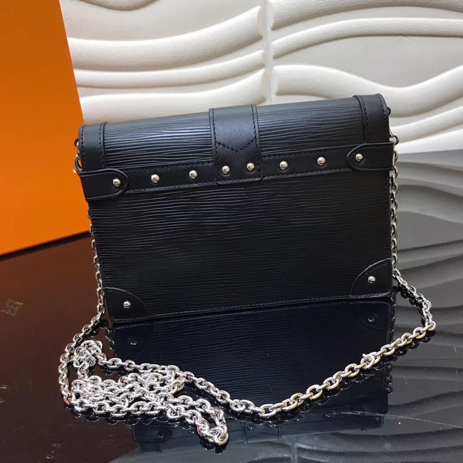 Louis Vuitton TRUNK Chain Wallet M67508 black