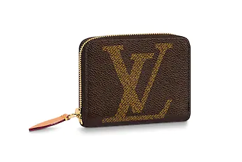 Louis vuitton original ZIPPY zipper pocket M67690 brown