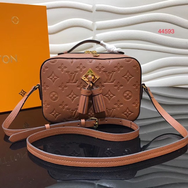 Louis vuitton original mongram empreinte SAINTONGE M44593 Camel