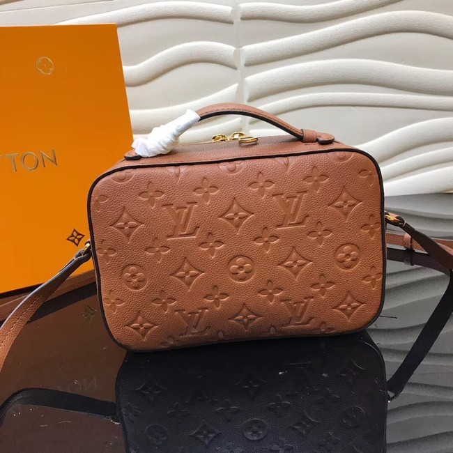 Louis vuitton original mongram empreinte SAINTONGE M44593 Camel