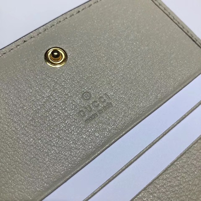 Gucci Ophidia leather wallet 523155 white